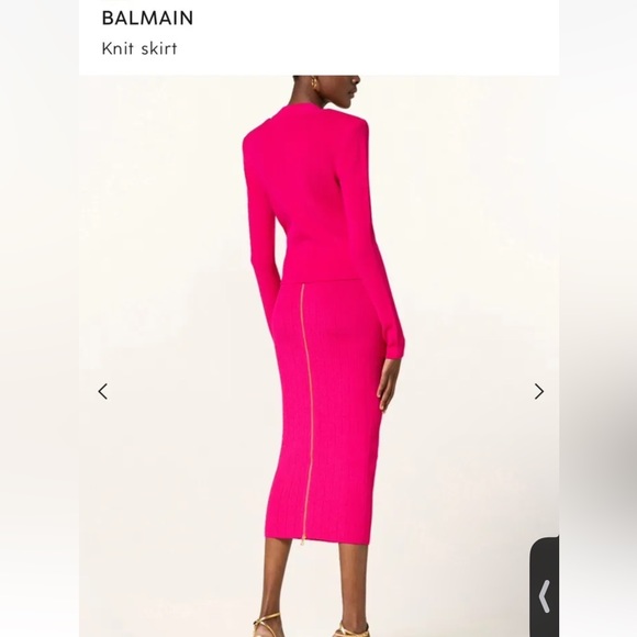 Balmain set with tags hot pink size 34 - Picture 2 of 2
